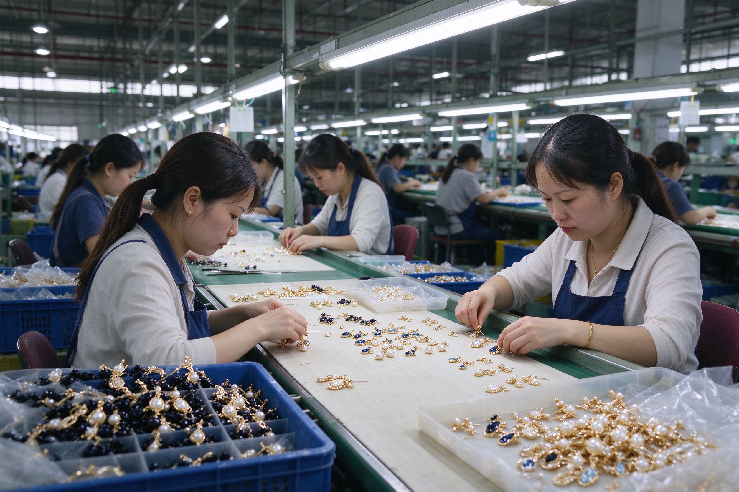 Holycome jewelry production line in Wuzhou China